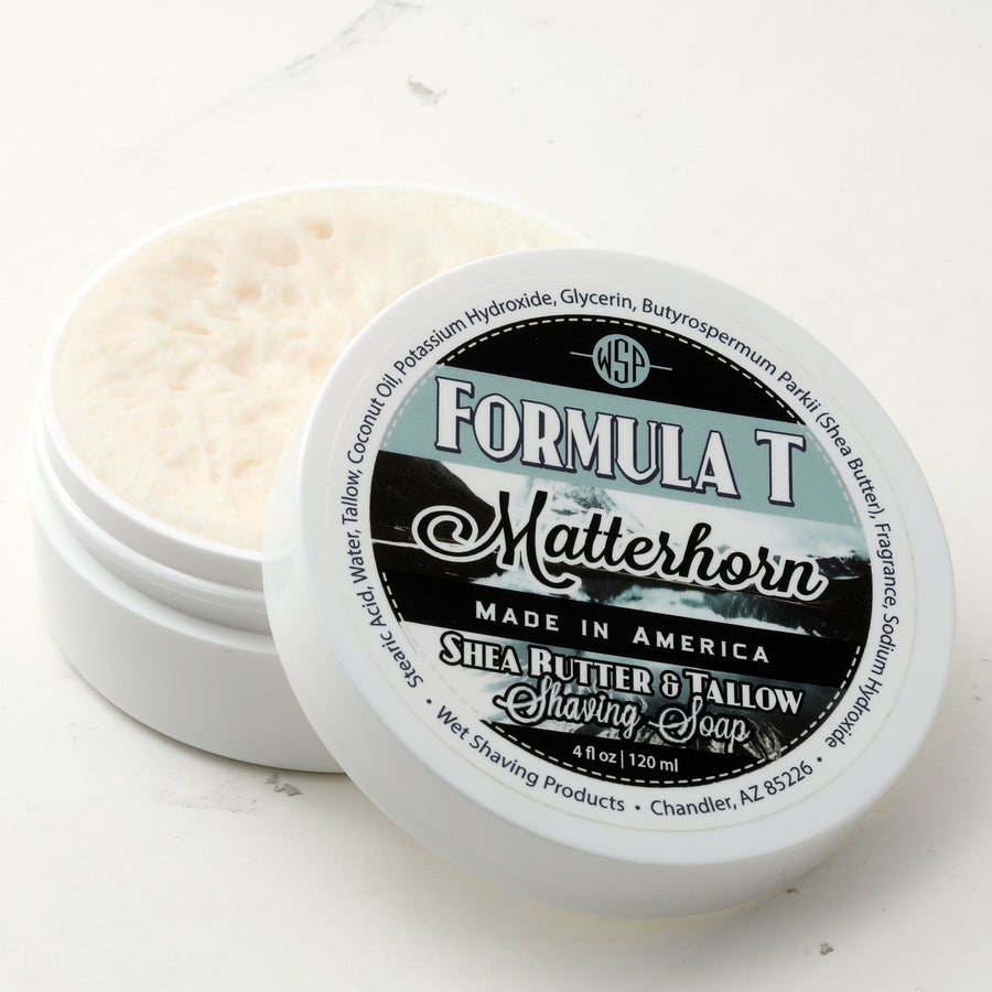 Limited Edition - Matterhorn - Formula T Fragrance Set (Bar Soap, Shave Soap, & Aftershave)