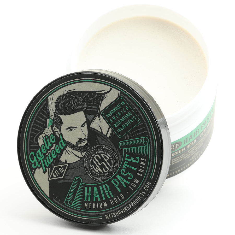 Hair Paste (Gaelic Tweed) - A Natural & Easy to Use Wax Based Hair Product - 4 oz