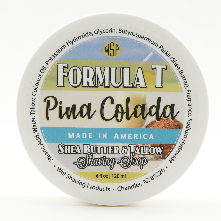 Limited Edition - Pina Colada - Formula T Fragrance Set (Bar Soap, Shave Soap, & Aftershave)