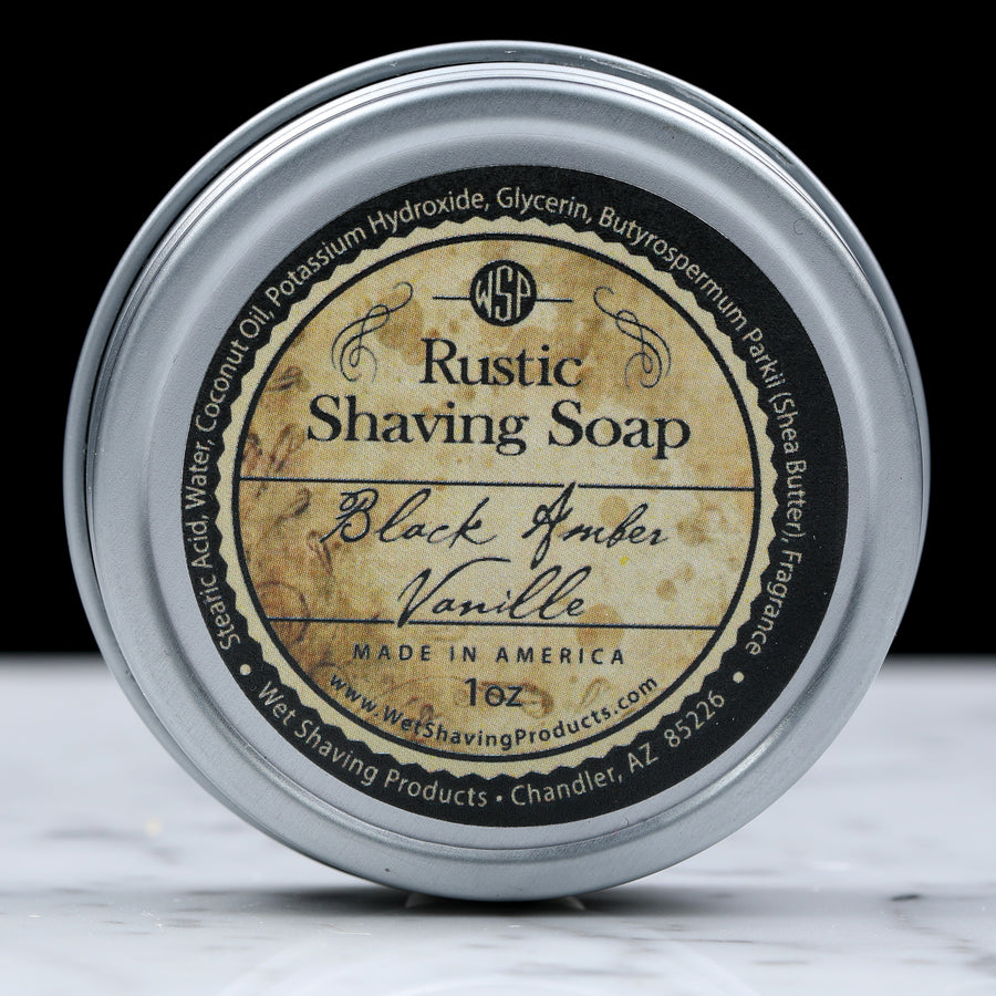 Rustic Shaving Soap - 1 oz Sample/Travel size