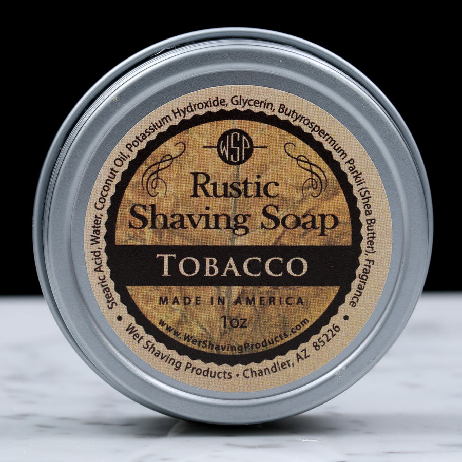 Rustic Shaving Soap - 1 oz Sample/Travel size