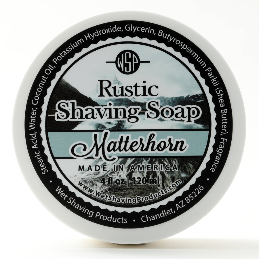 Limited Edition - Matterhorn - Rustic Fragrance Set (Bar Soap, Rustic Shave Soap, & Aftershave)