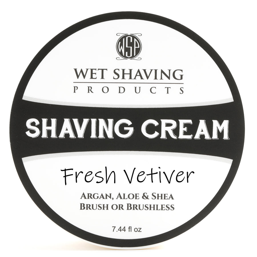 Limited Edition - Fresh Vetiver - Shaving Cream 7.44 oz Featuring Argan & Aloe