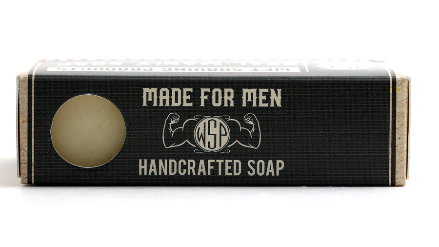 Castile Hand & Body Soap Bar 4.5 oz (Barbershop) Vegan Natural Ingredients