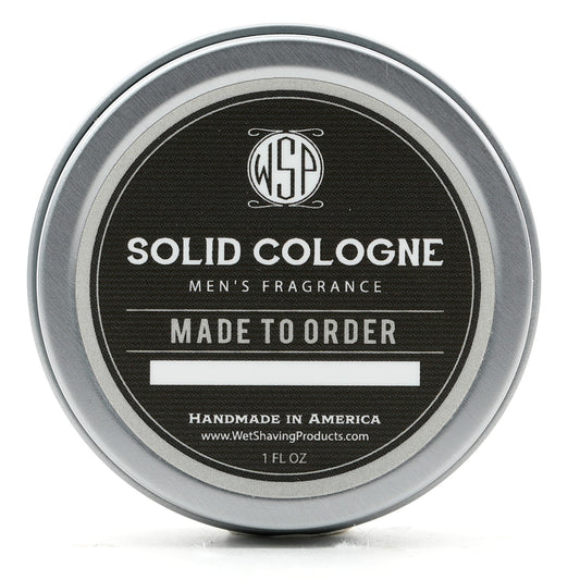 Solid Cologne EdP Strength - Scented to Order - 1 oz Travel Tin