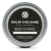 Solid Cologne EdP Strength - Scented to Order - 1 oz Travel Tin
