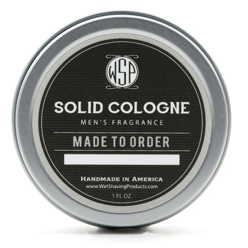 Scented to Order Solid Cologne EdP Strength - 1 oz tin