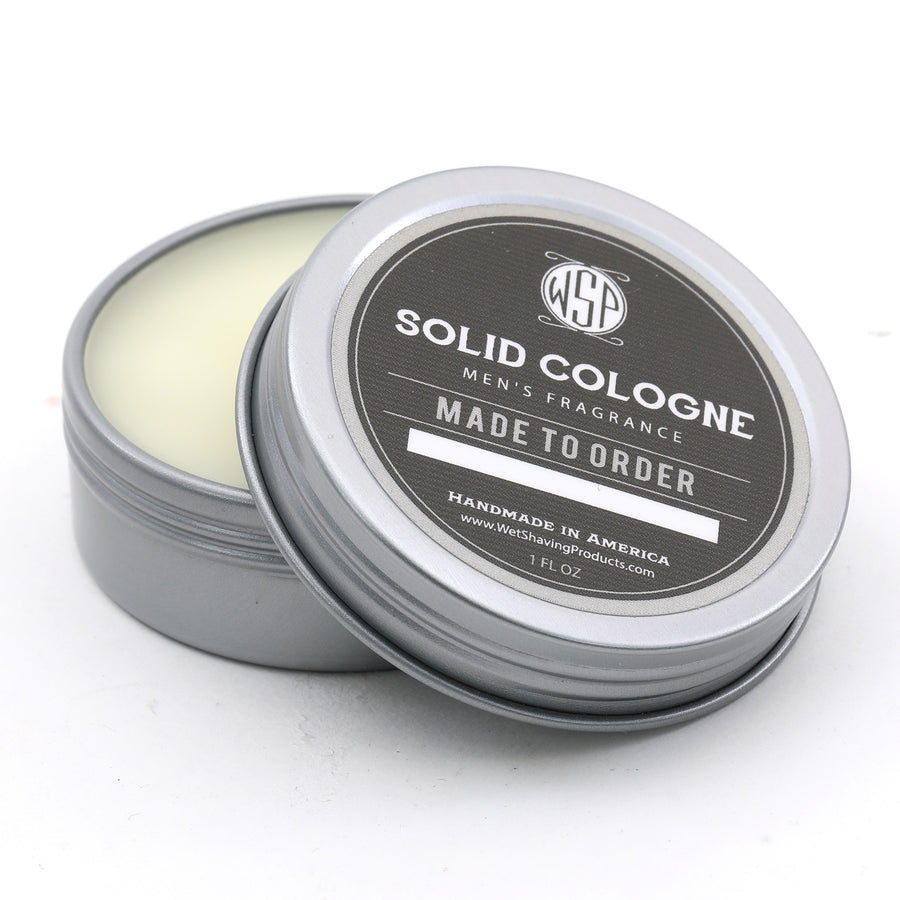 Scented to Order Solid Cologne EdP Strength - 1 oz tin