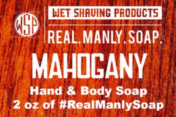 WSP Castile Hand & Body Soap Bar, 100% Natural & Vegan - 2 oz Travel Size Mahogany