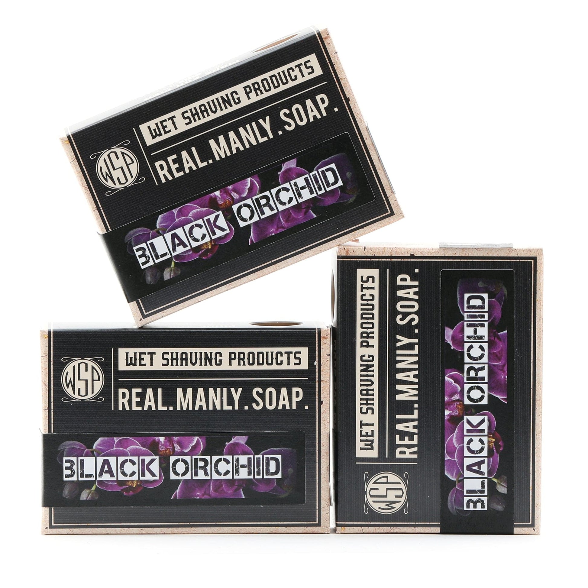 WSP Limited Edition - Black Orchid - Castile Hand & Body Soap Bar 4.5 oz Vegan Natural Ingredients