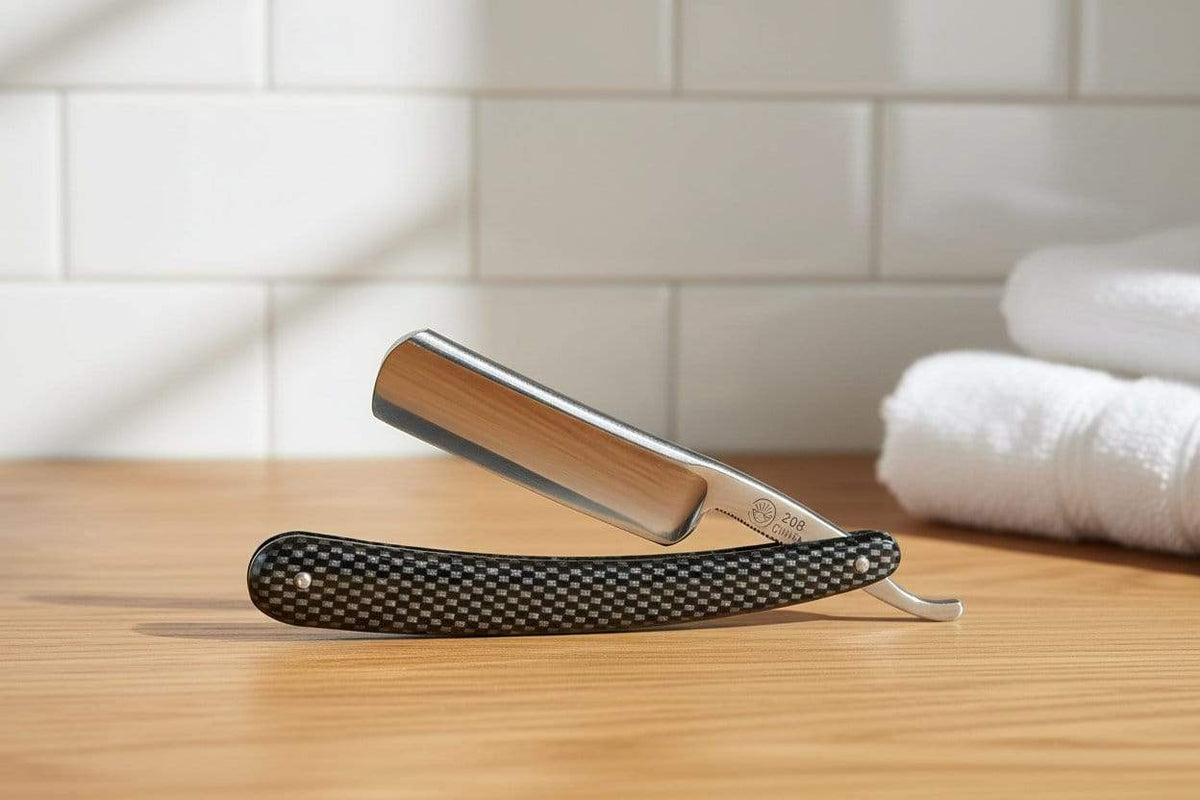 Gold Dollar 208 Straight Razor | Carbon Steel Factory Edge for Honing ...