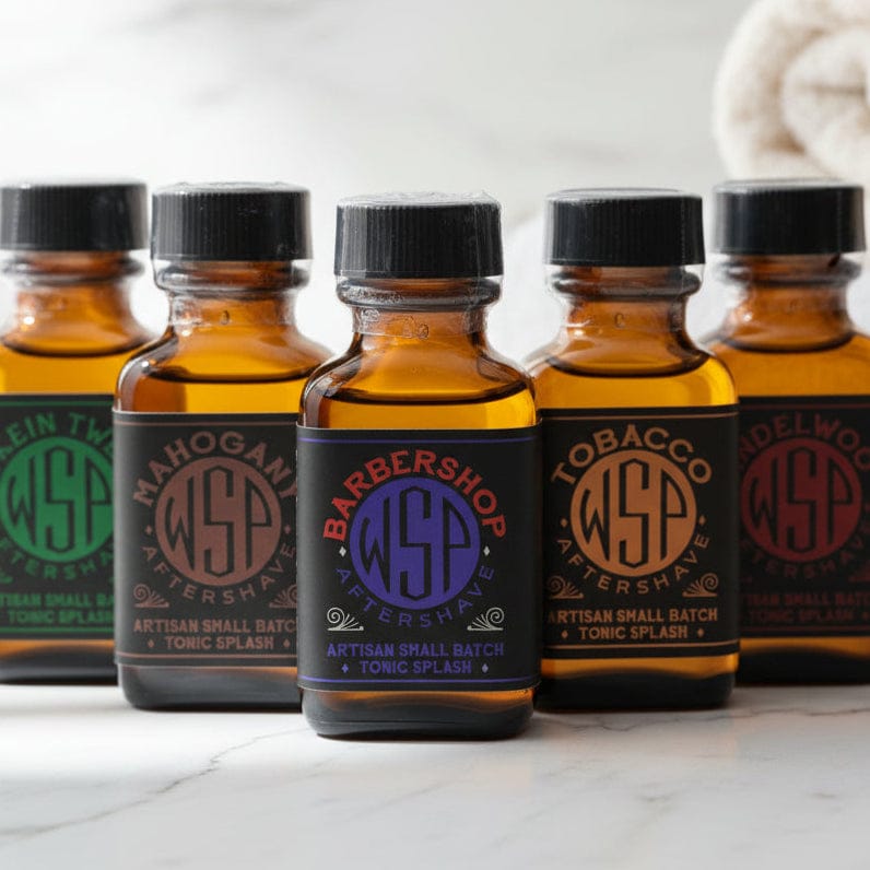 WSP Travel Size Aftershave Tonic – 1oz Bottles & Sample Flights