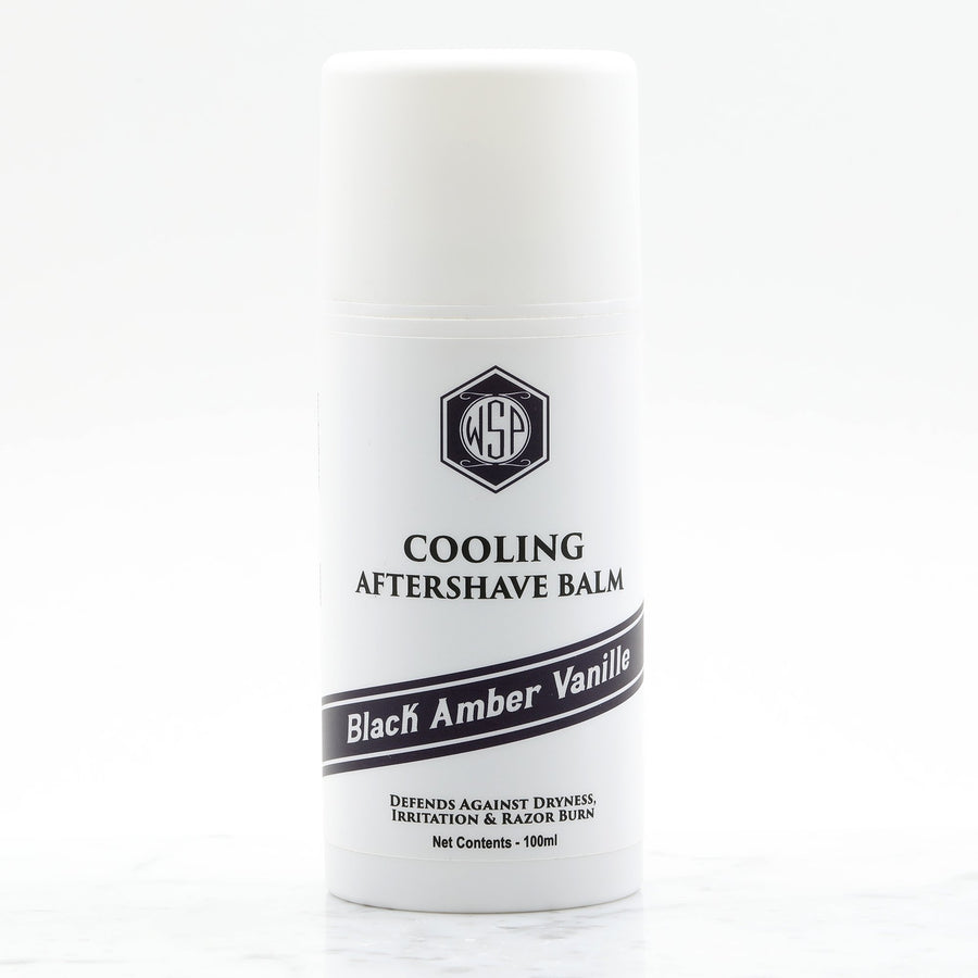 Cooling Aftershave Balm 3.4oz 100ml (Black Amber Vanille) New Lighter Formula!