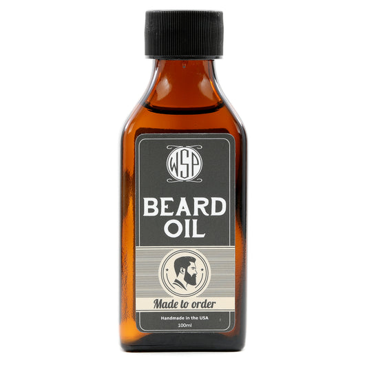 Beard & Mustache Oil Natural, Simple, & Vegan - Scented to Order - 100 ml