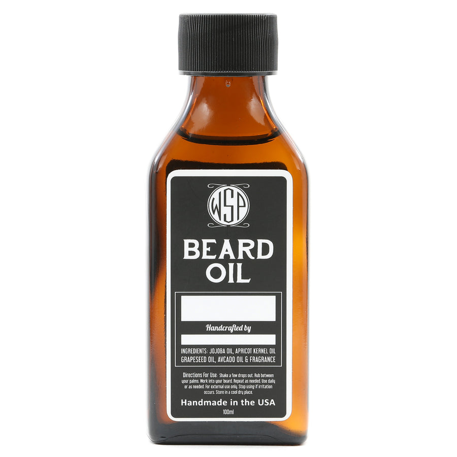 Beard & Mustache Oil Natural, Simple, & Vegan - 100 ml (3.4 fl oz) Scented to Order