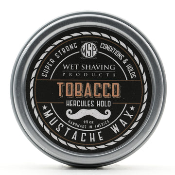 Mustache Wax Hercules Hold by WSP - 1 oz (Tobacco) Natural & Vegetarian