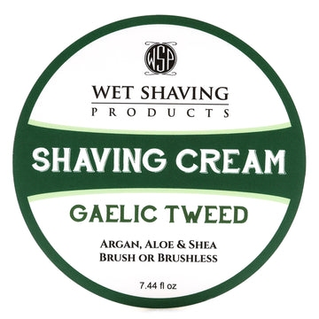 Shaving Cream 7.44 oz (Gaelic Tweed) Featuring Argan & Aloe