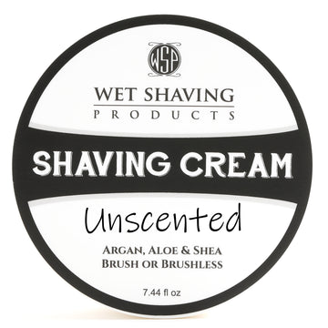 Shaving Cream 7.44 oz (Unscented) Featuring Argan & Aloe