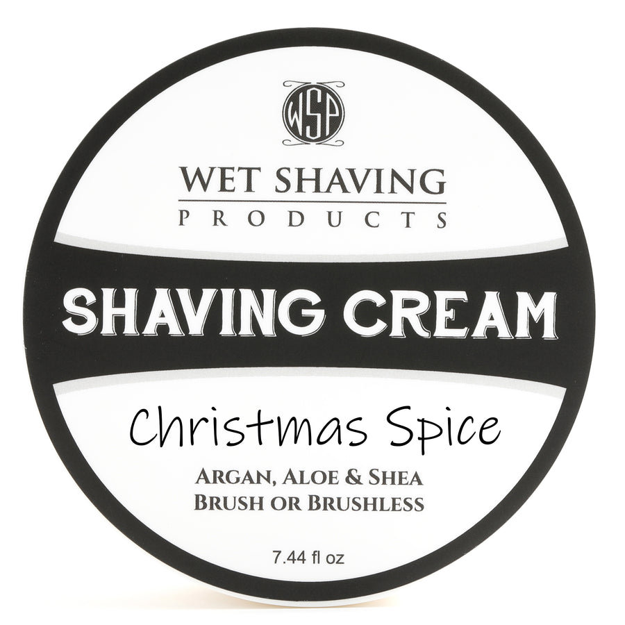 Limited Edition - Christmas Spice- Shaving Cream 7.44 oz Featuring Argan & Aloe